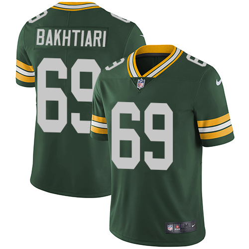Nike Packers #69 David Bakhtiari Green Team Color Youth Stitched NFL Vapor Untouchable Limited Jersey